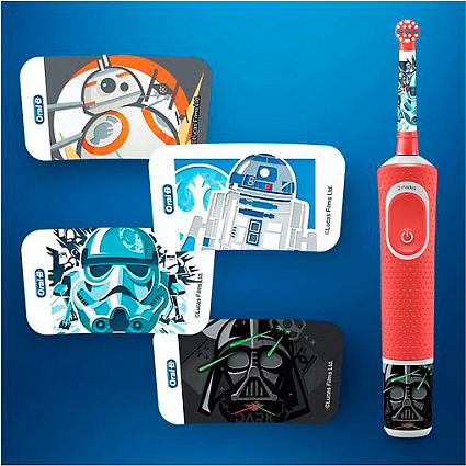 Электрическая зубная щетка Oral-B Kids, Star Wars Фото 2