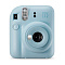 Фотоаппарат Fujifilm INSTAX Mini 12 + картридж на 10 снимков и стикеры, синий Фото 1