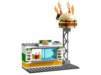 Конструктор LEGO City 60214 Пожар в бургер-кафе Фото 8