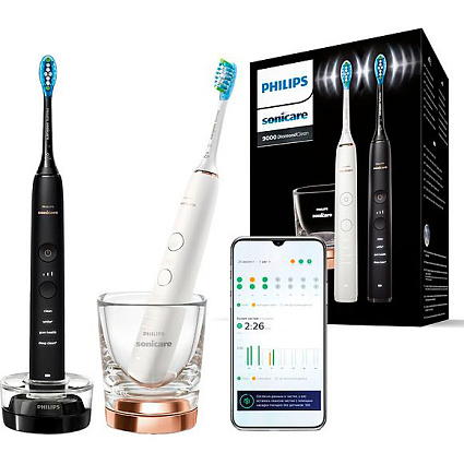 Электрическая зубная щетка Philips HX9914/57 Sonicare Diamond Clean Фото 2