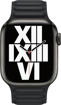 Ремешок Apple 41mm Midnight Leather Link Ink M/L (MP843) Фото 3
