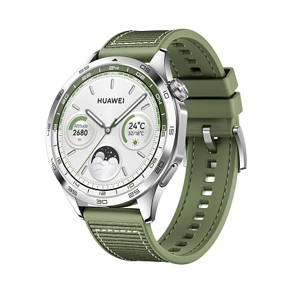 Смарт-часы HUAWEI Watch GT4 PNX-B19 (55020BGY) Woven Green Фото 1