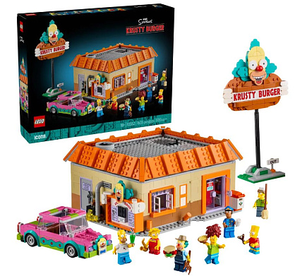 Конструктор LEGO Icons 10352 Симпсоны: Красти Бургер Фото 1
