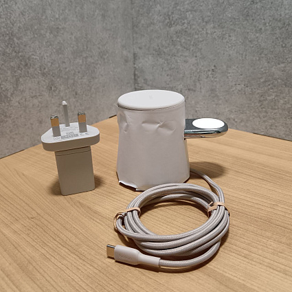 Зарядное устройство Belkin BoostCharge Pro 2-in-1 Wireless Charging Dock with MagSafe 15Вт, белый Фото 4