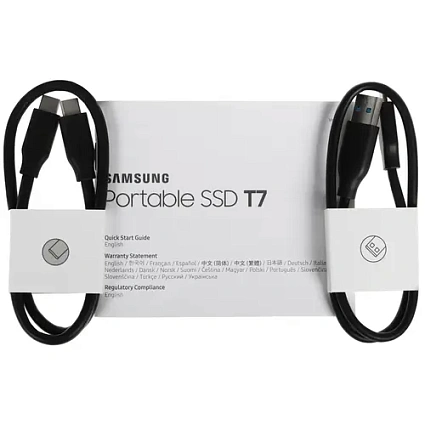 Внешний SSD диск Samsung T7 1ТБ, серый (MU-PC1T0T) Фото 3