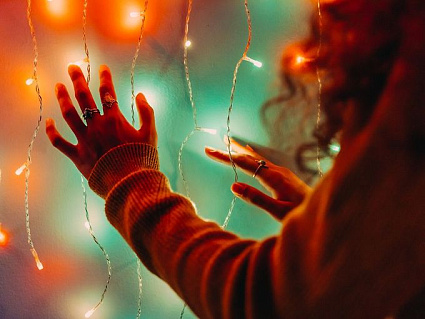 Гирлянда Twinkly Curtain, 210 LED, RГБ+Wi-Fi Фото 7
