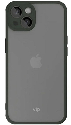Чехол VLP Matte Case для iPhone 13, темно-зеленый Фото 1