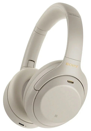 Беспроводные наушники Sony WH-1000XM4 (Silver) Фото 1