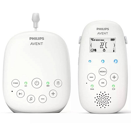 Радионяня Philips Avent Audio Baby Monitor DECT SCD713/26, белый Фото 2