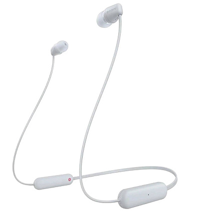 Беспроводные наушники Sony WI-C100, белый Фото 1