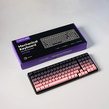 Беспроводная клавиатура Furycube K99 PRO ENG, Platinum Switch, Gradient color, черный Фото 10