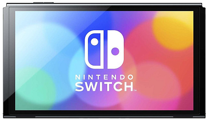 Игровая приставка Nintendo Switch (OLED model), неоновый синий/неоновый красный Фото 5