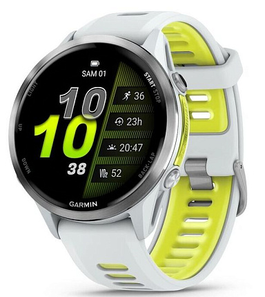 Смарт-часы Garmin Forerunner 970, Silver/White (010-02969-11) Фото 1