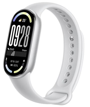 Фитнес-браслет Xiaomi Smart Band 10, серебристый (Glacier Silver) Фото 1