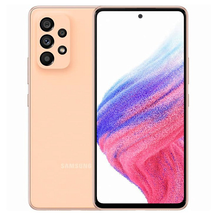 Смартфон Samsung Galaxy A53 5G, 8/256 ГБ, персиковый Фото 1
