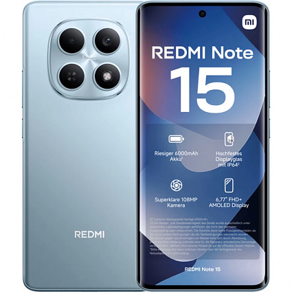 Смартфон Redmi Note 15 4G 8/128Гб, синий Фото 1