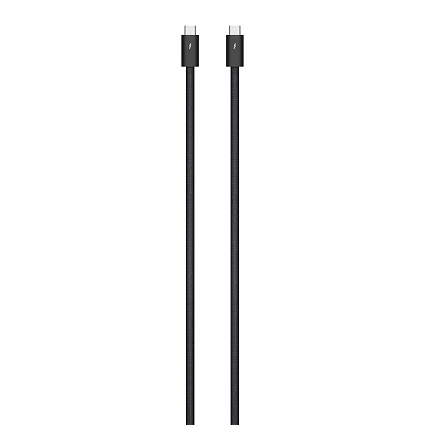 Кабель Apple Thunderbolt 5 (USB-C) Pro (1 м), черный (MC9C4) Фото 3