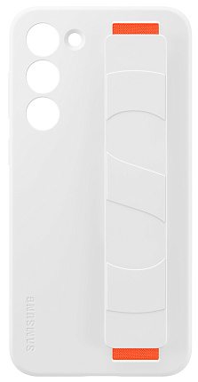 Чехол Samsung Galaxy S23+ Silicone Grip Case EF-GS916TWEGRU, белый Фото 1