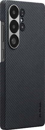 Чехол Pitaka Ultra-Slim для Galaxy S25 Ultra, кевлар черный (KS2501U) Фото 2
