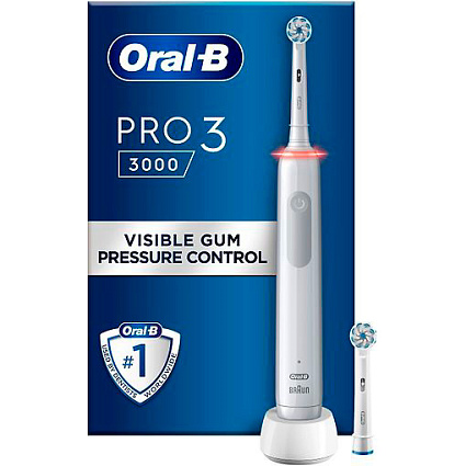Электрическая зубная щетка Oral-B Pro 3 3000, белый Фото 2