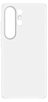 Силиконовый чехол для Samsung S25 Ultra, прозрачный Фото 1