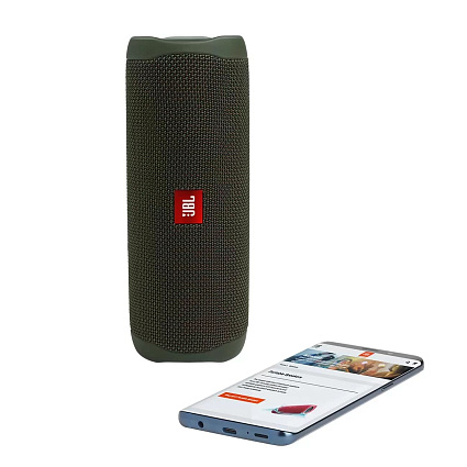 Портативная акустика JBL Flip 5, зеленый Фото 4