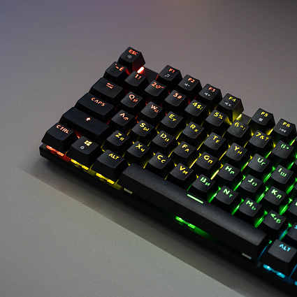 Клавиатура CyberLynx BD104, коричневые свитчи, черный Фото 8