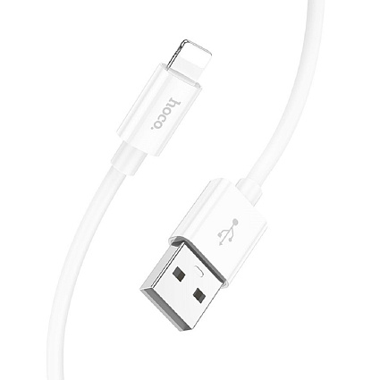 Кабель Hoco X87 USB - MicroUSB, 1 м 2.4 A, белый Фото 3