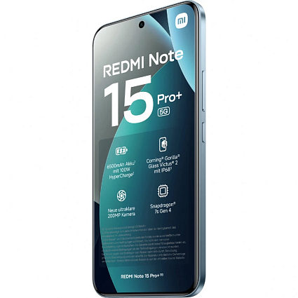 Смартфон Redmi Note 15 Pro+ 5G 12/512ГБ, голубой Фото 3