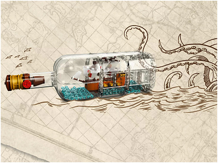 Конструктор Lego 92177 (21313) Ideas Корабль в бутылке Фото 2