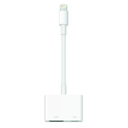 Переходник для iPhone, iPad Apple Lightning Digital AV Adapter (MD826/MW2P3) Фото 1
