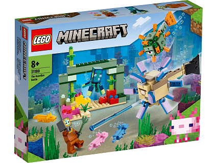 Конструктор LEGO Minecraft 21180 Битва со стражем Фото 1