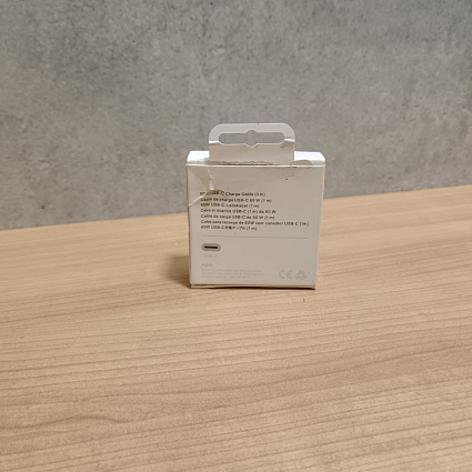 Apple USB-C для зарядки (1 м) в оплетке, белый Фото 3