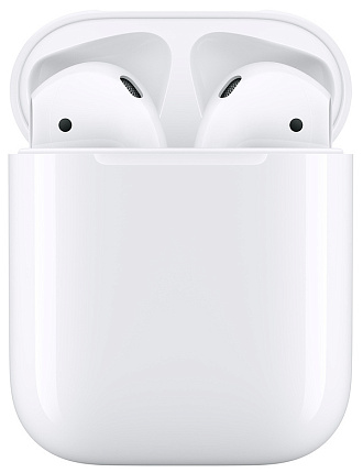 Беспроводные наушники Apple AirPods 2 (с зарядным футляром) MV7N2 Фото 1