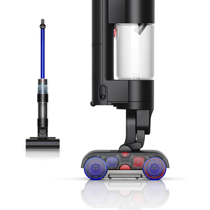 Вертикальный пылесос Dyson Wash G1 Wet Floor, Matte Black/Ultra Blue Фото 2