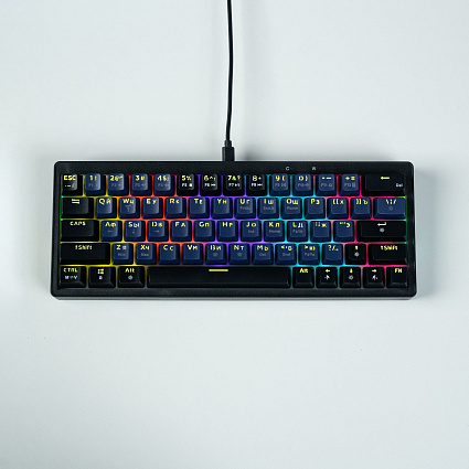 Клавиатура CyberLynx AG63, черные свитчи, фиолетовый Фото 9