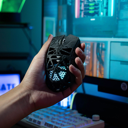 Беспроводная игровая мышь Furycube G11 ультралегкая, черный Фото 4