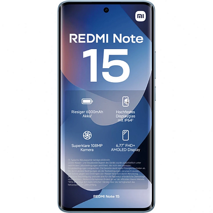 Смартфон Redmi Note 15 4G 8/128Гб, синий Фото 2