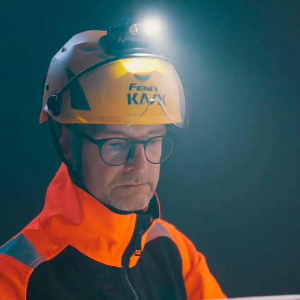 Налобный фонарь Fenix HM75R SUPERRAPTOR 3, черный Фото 5