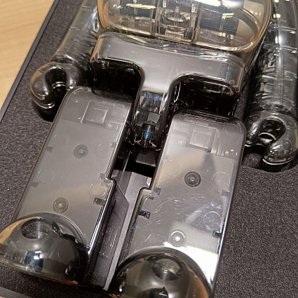 BE@RBRICK AUDIO 400% Portable Bluetooth, прозрачный черный Фото 5