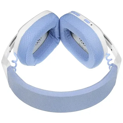 Игровые наушники Logitech G435, белый/голубой Фото 4