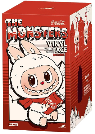 Коллекционная фигурка Labubu The Monsters Coca-Cola - Vinyl Face (Pop Mart) Фото 1