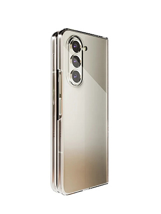 Чехол VLP Crystal Case для Samsung Z Fold 5, прозрачный Фото 2