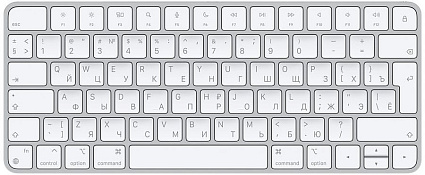 Клавиатура Apple Magic Keyboard (mk2a3rs/a), белый Фото 1