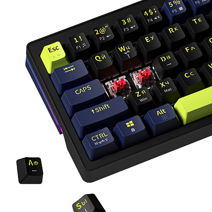 Клавиатура CyberLynx AG63, красные свитчи, черный Фото 7