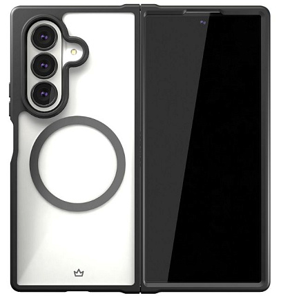 Чехол VLP Moon с MagSafe для Samsung Fold7, черный (10519016) Фото 2