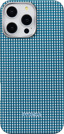 Чехол PITAKA Ultra-Slim Case для iPhone 16 Pro, синий (KI1601POCE) Фото 1