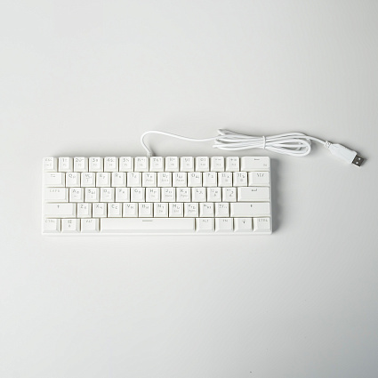 Клавиатура CyberLynx BD61, коричневые свитчи, белый Фото 3