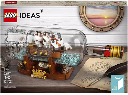 Конструктор Lego 92177 (21313) Ideas Корабль в бутылке Фото 1