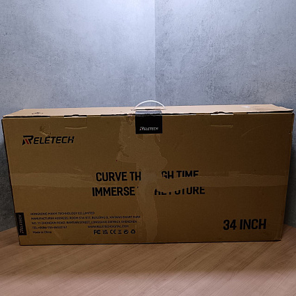 Монитор Reletech G34WQ, черный Фото 3